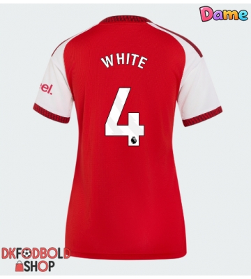 Arsenal Ben White #4 Hjemmebanetrøje Dame 2026-27 Kort ærmer Arsenal Ben White #4 Hjemmebanetrøje Dame 2026-27 Kort ærmer